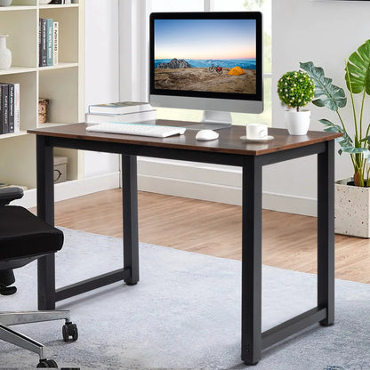 Wood Computer Desk PC Laptop Study Table Workstation Home Office Furniture